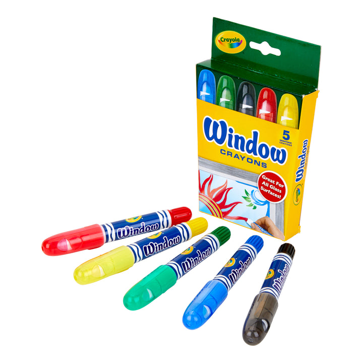 Crayola Washable Window Crayons Pack 5