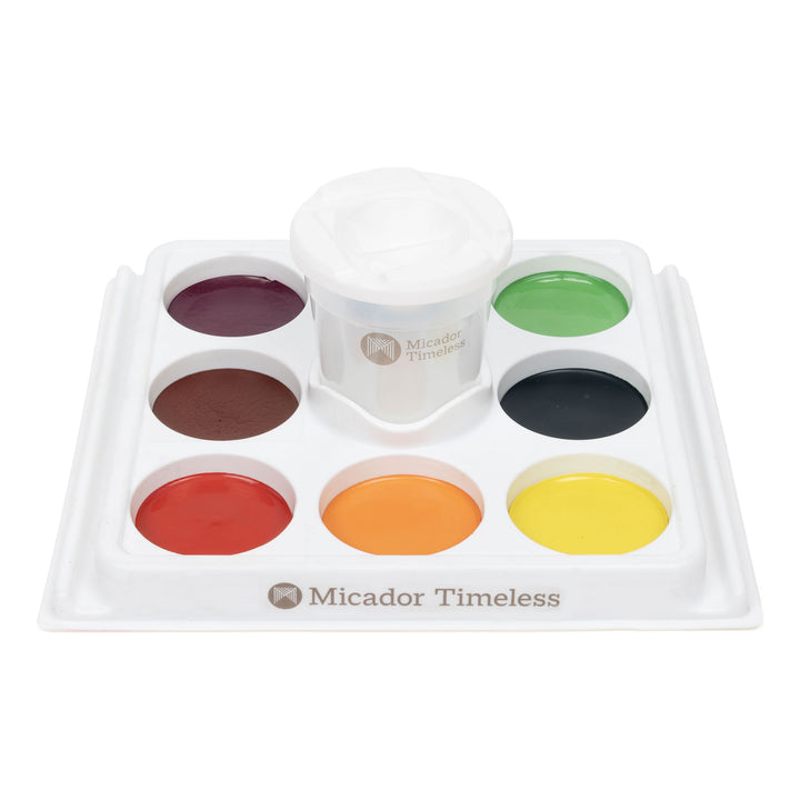 Micador Timeless Easy Flow Watercolour Paint Station Summer