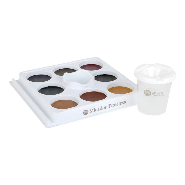 Micador Timeless Easy Flow Watercolour Paint Station Winter