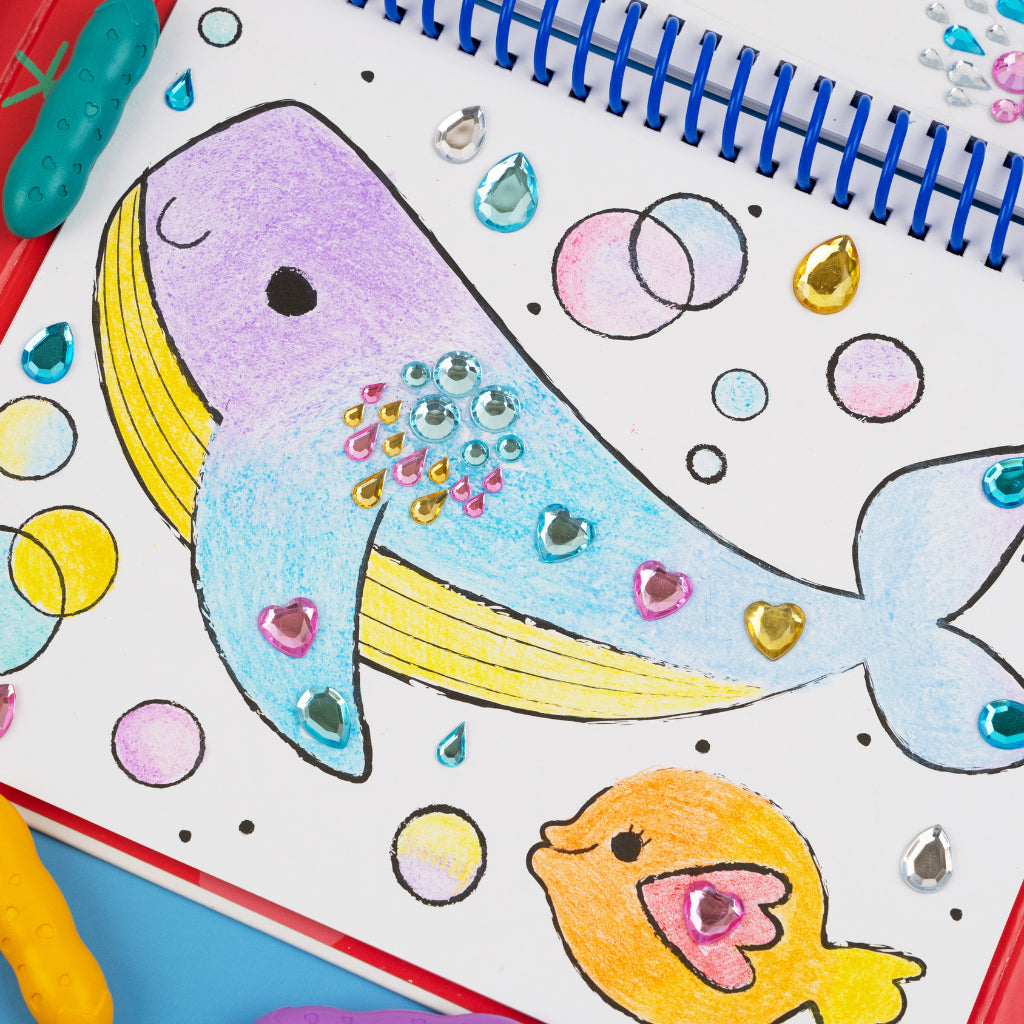 Haku Yoka Art To Go Kit My First Colouring Kit Sea Friends