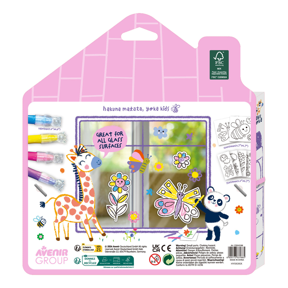 Haku Yoka Window Art Kit Garden