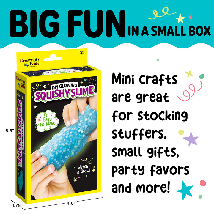 Faber-Castell Creativity for Kids Mini Kis DIY Glowing Squishy Slime