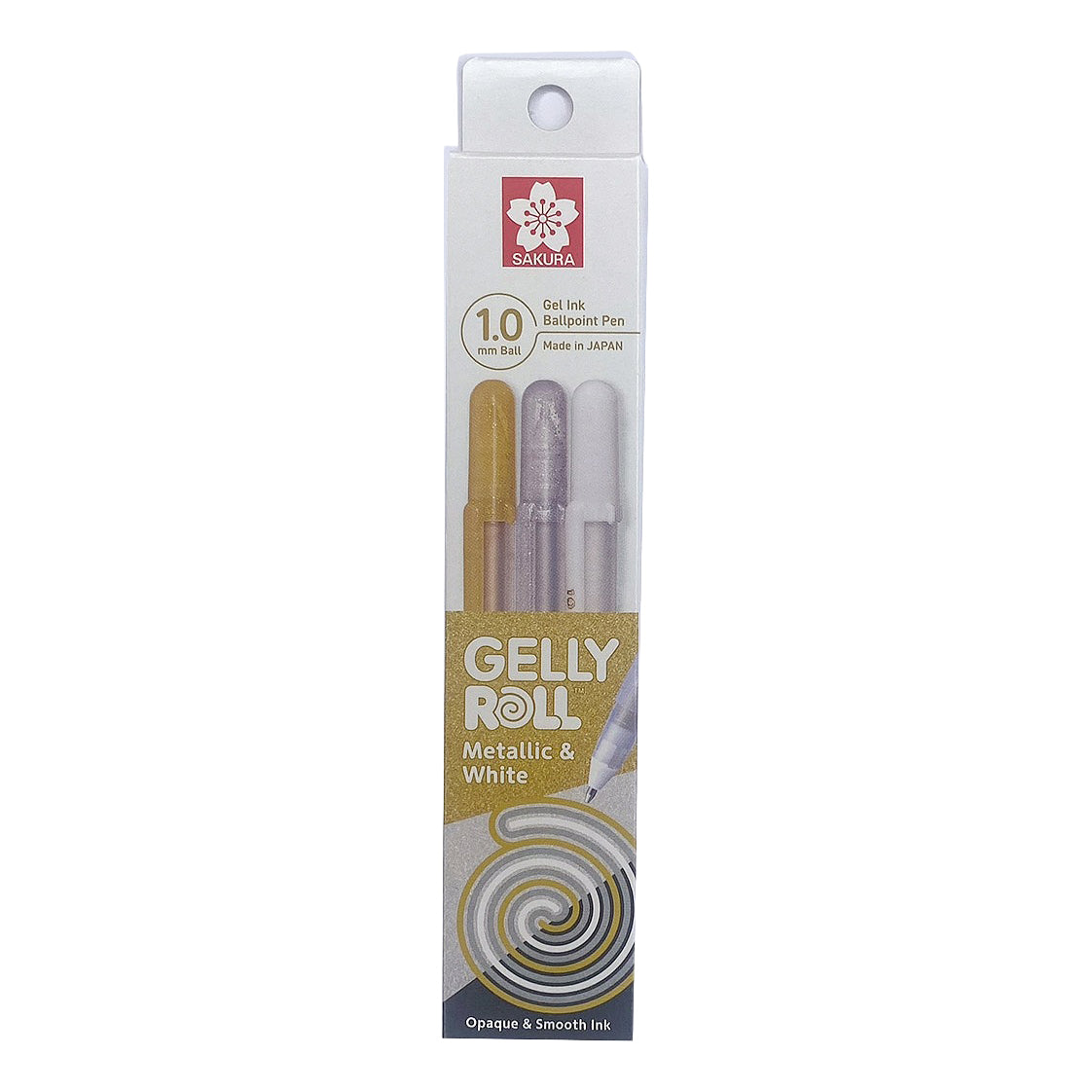 Sakura Gelly Roll Pen Set 3 Gold Silver White