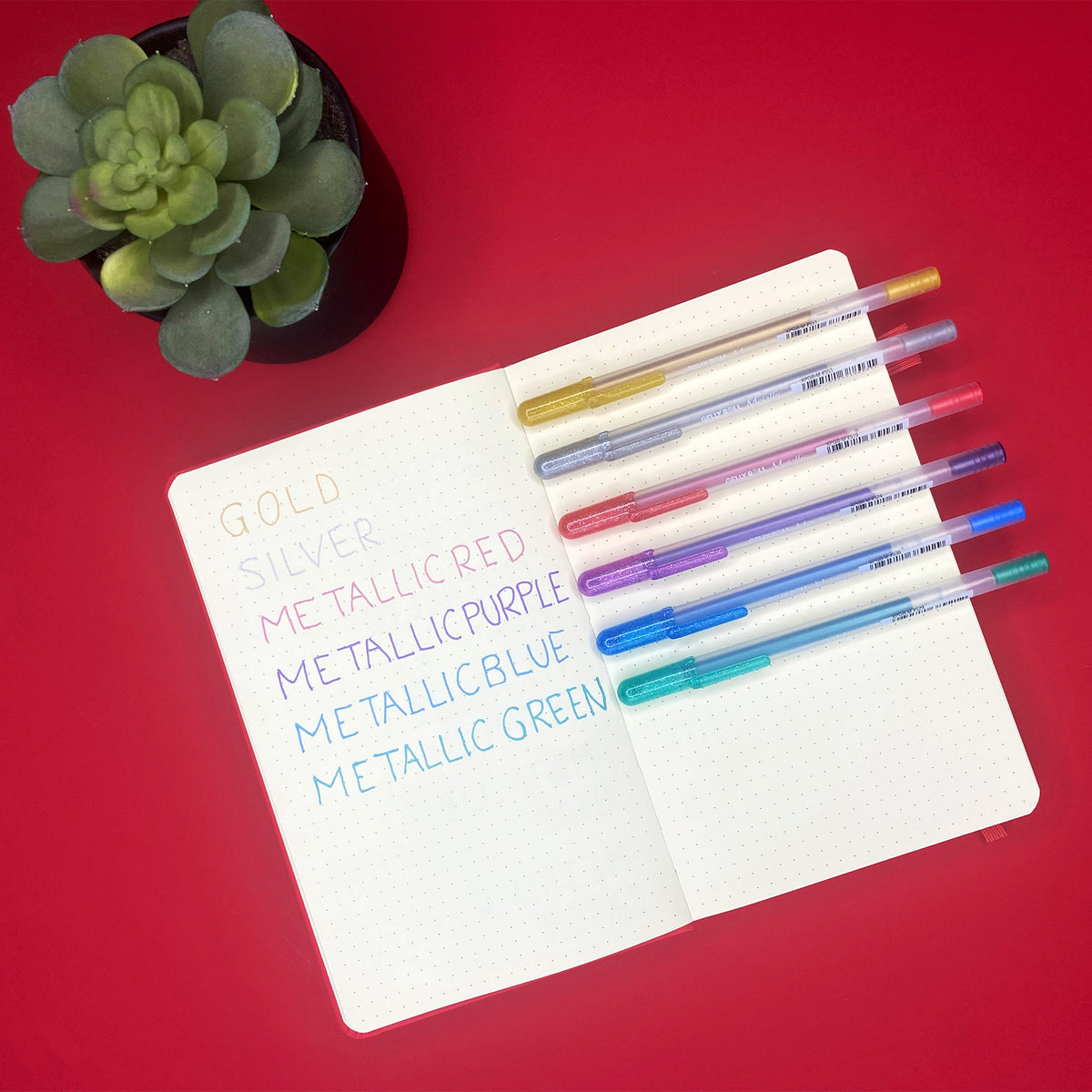 Sakura Gelly Roll Pen Set 6 Metallic