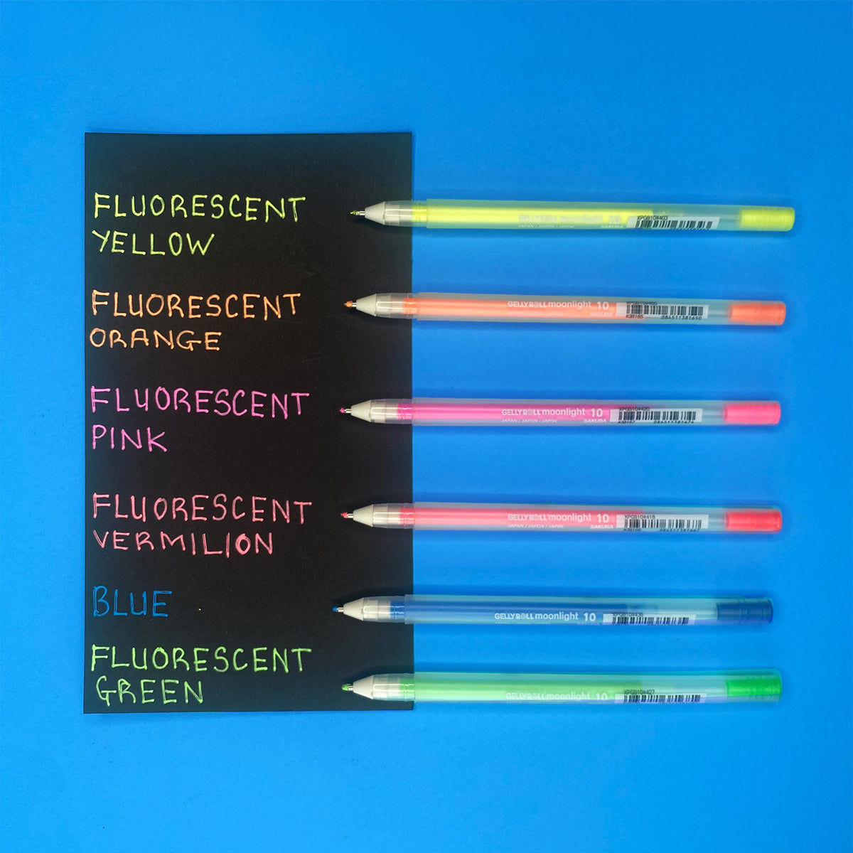 Sakura Gelly Roll Moonlight Pen Set 6 Fluorescent