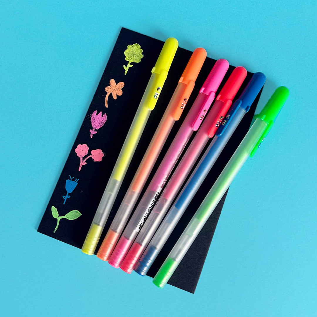 Sakura Gelly Roll Moonlight Pen Set 6 Fluorescent