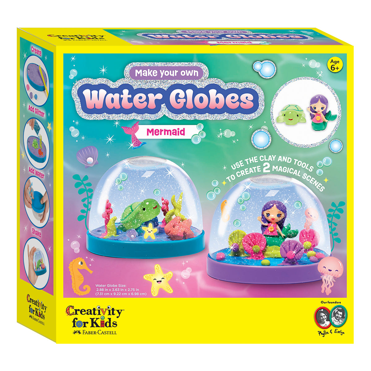 Faber-Castell Creativity for Kids Water Globe Kit Mermaid