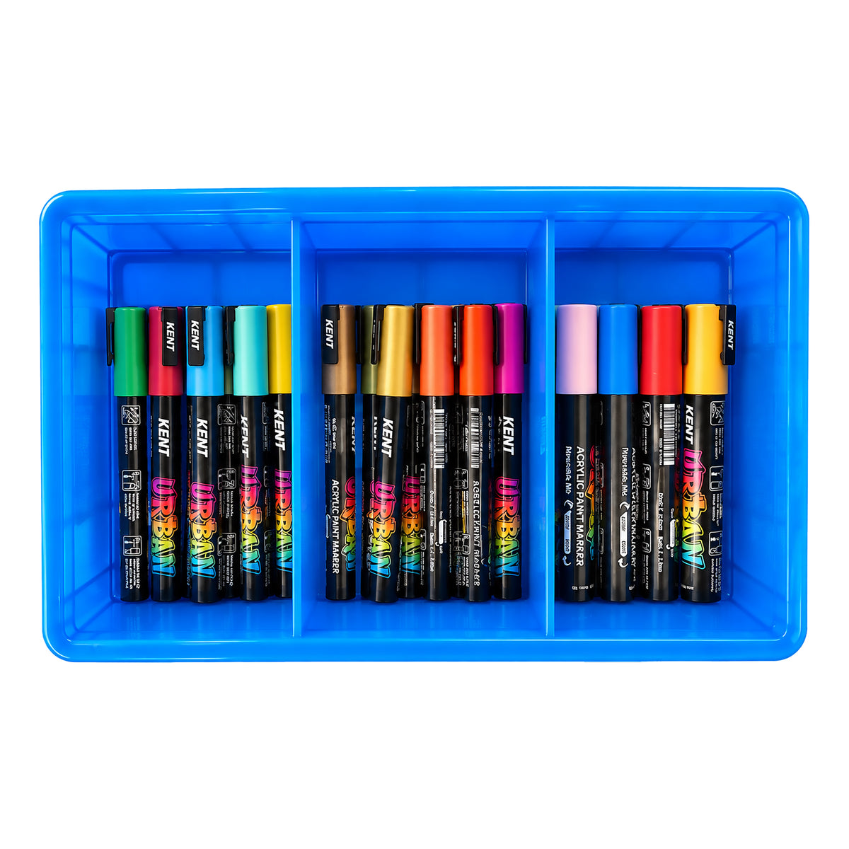 Kent Urban Paint Marker 1mm Nib Classroom Pack 36 With Bonus Tray