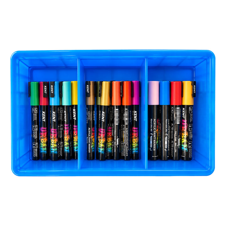 Kent Urban Paint Marker 6mm Nib Classroom Pack 36 With Bonus Tray