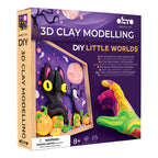 Okto Wood & Craft DIY Little Worlds Kids Kit Ghost Cat