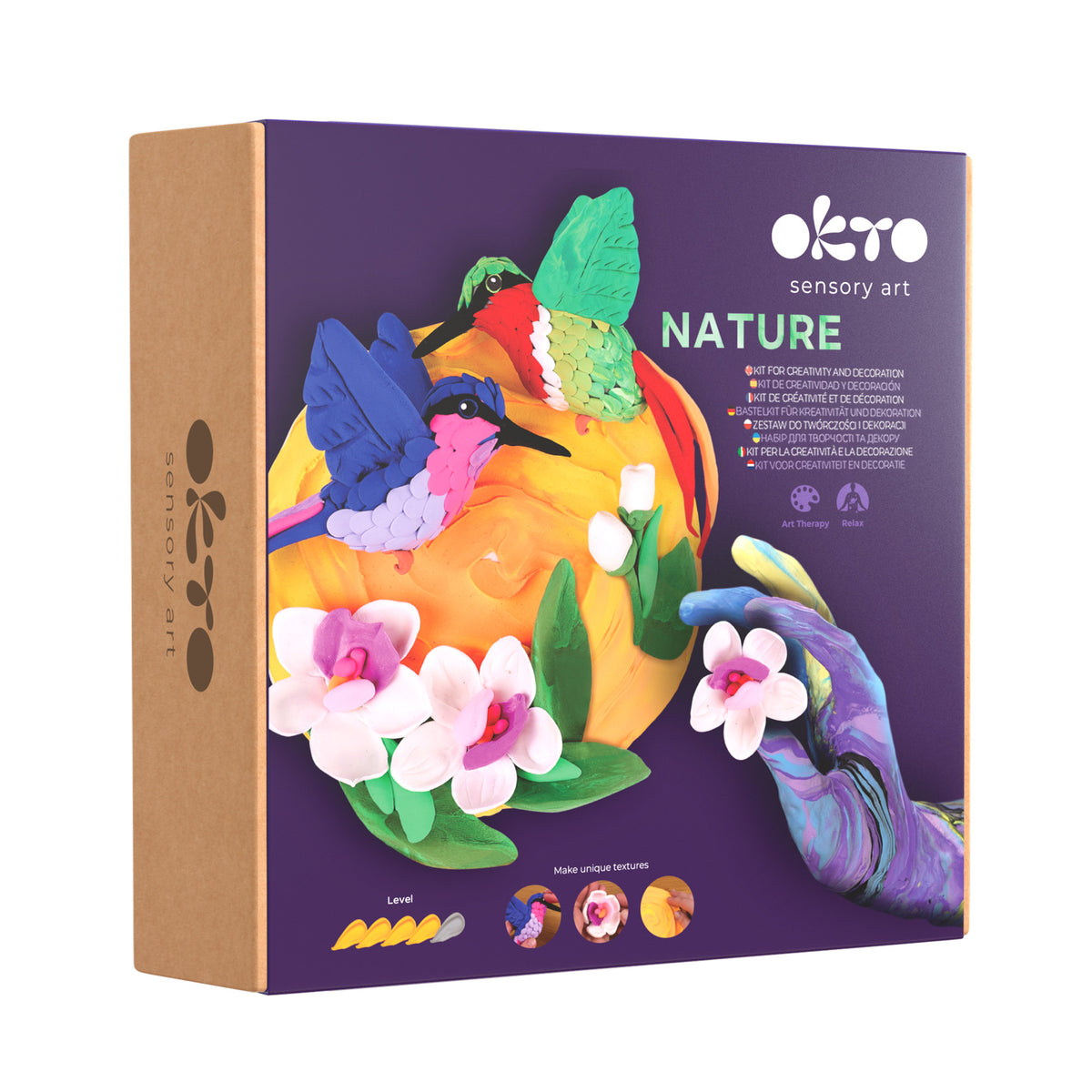 Okto 3D Picture Nature Round Kit Hummingbirds