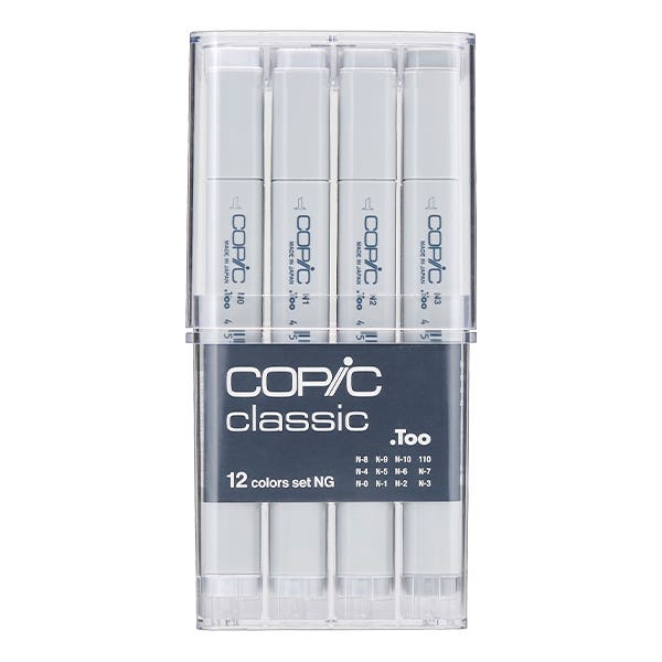 Copic Classic Marker Assorted Grey Sets