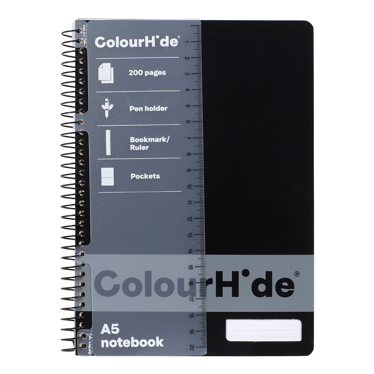 Colourhide Polypropylene Notebook