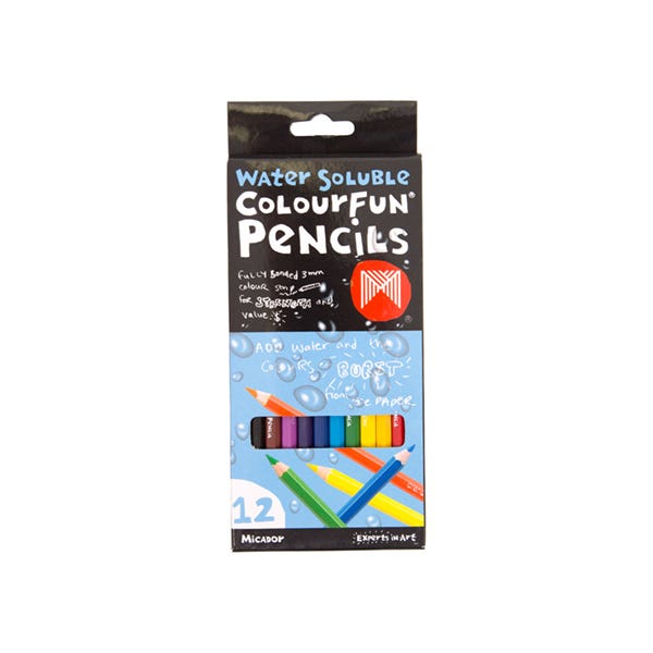 Micador Water Soluble Colourfun Pencils