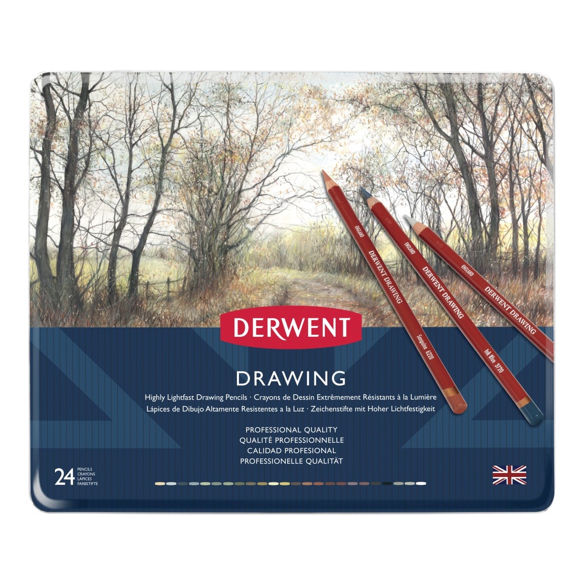 Derwent Drawing Pencil Tin Sets
