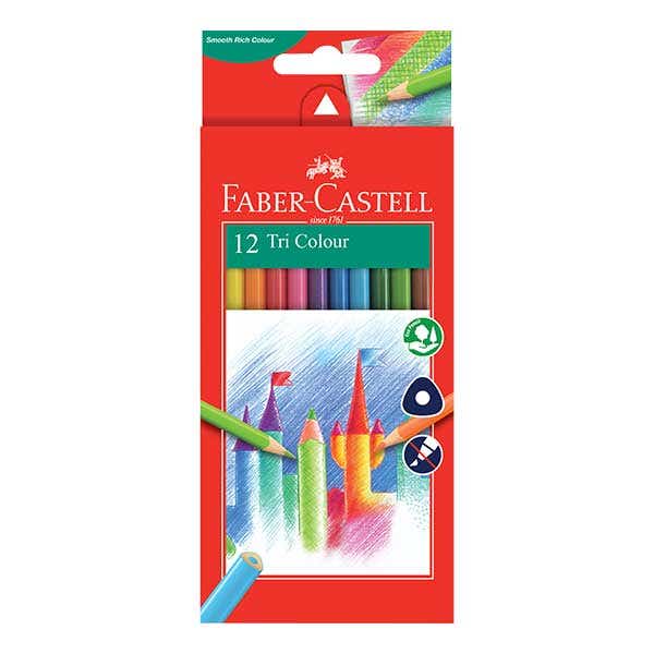 Faber-Castell Tri Colour Pencil Set