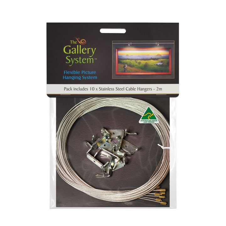 Gallery Hanging System Stainless Steel Cable Hanger