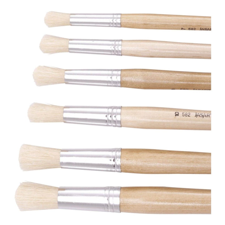 Jasart Round Hog Hair Brushes Series 582