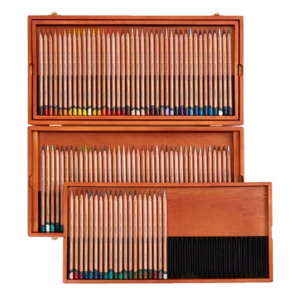 Derwent Lightfast Wooden Box Set of 100
