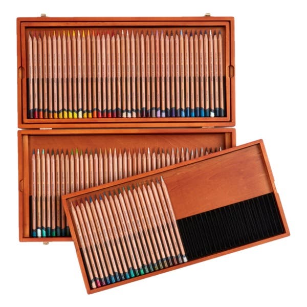 Derwent Lightfast Wooden Box Set of 100