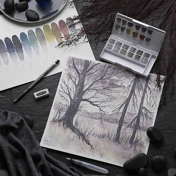 Derwent Graphitint Paint Pan Set