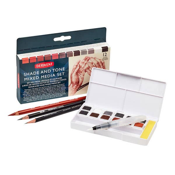 Derwent Shade and Tone Mixed Media Set
