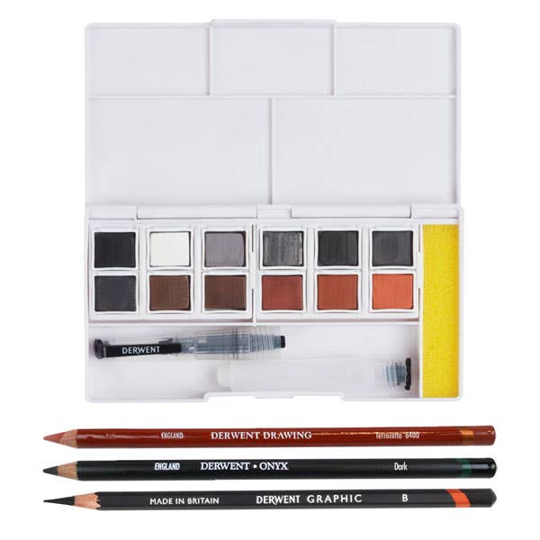 Derwent Shade and Tone Mixed Media Set