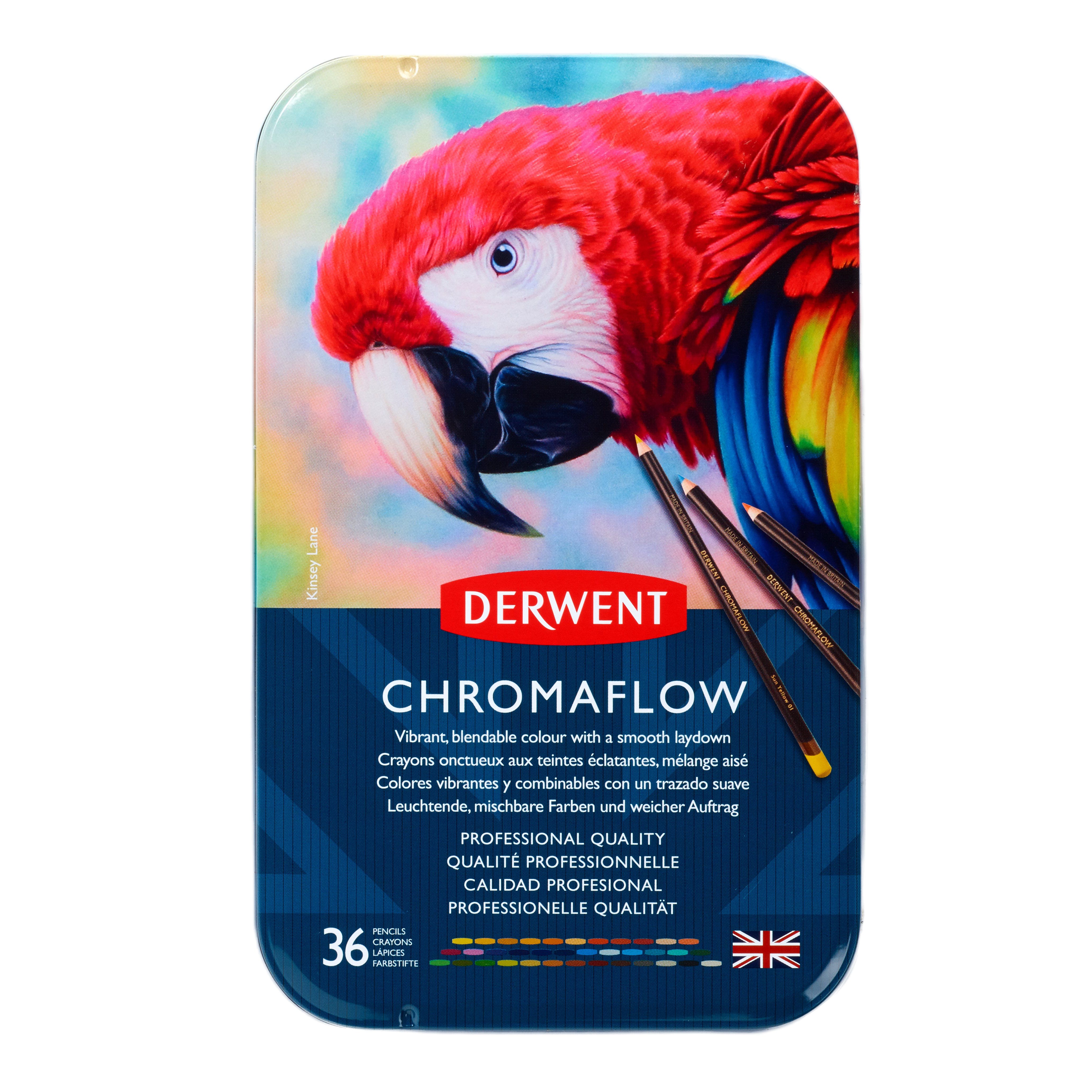 Derwent Chromaflow Pencil Tins