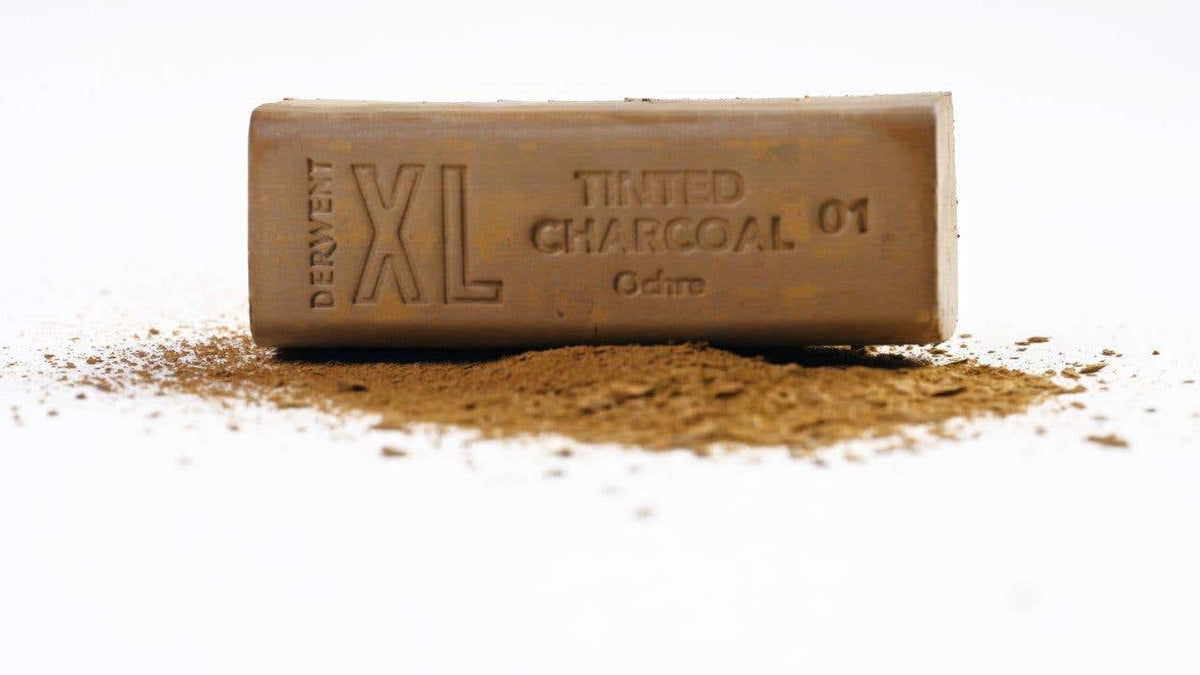 Derwent XL Tinted Charcoal Block Tin Set 6