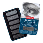 Derwent XL Graphite Block Tin Set 6