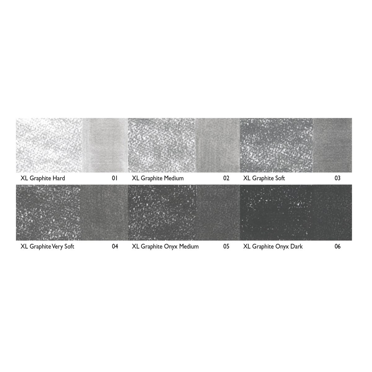 Derwent XL Graphite Block Tin Set 6