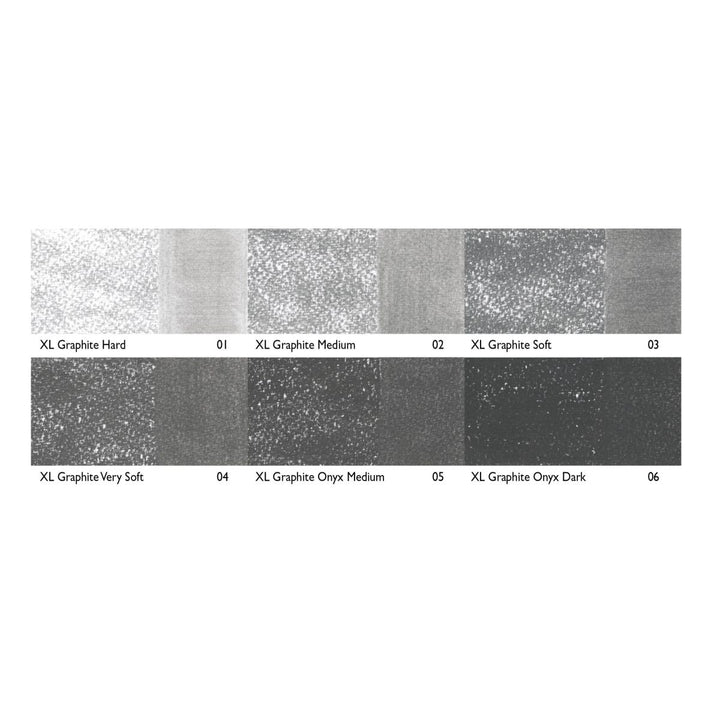 Derwent XL Graphite Block Tin Set 6