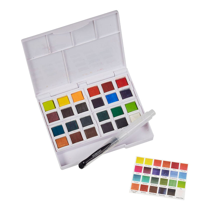 Derwent Inktense Paint Pan Set 24