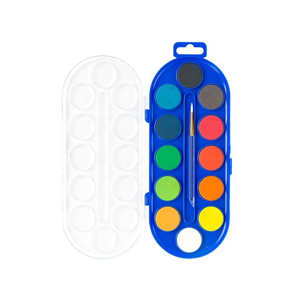 EC Paintbox With Clear Lid