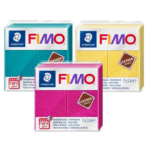 STAEDTLER FIMO Leather Effect Modelling Clays 57g
