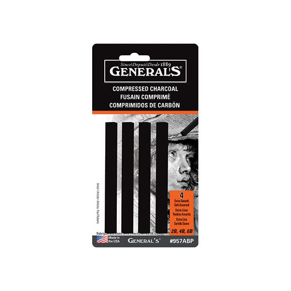 General's Compressed Charcoal Sets