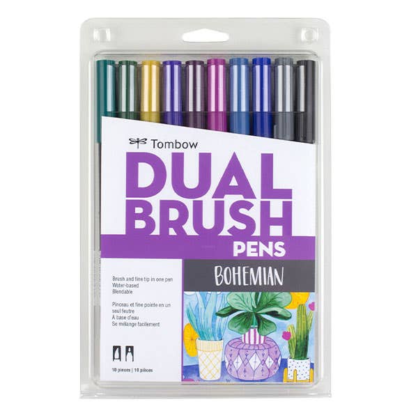 Tombow Dual Brush Pen Sets of 10