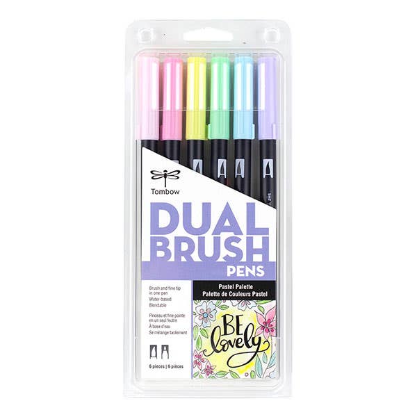 Tombow Dual Brush Pen Sets of 6