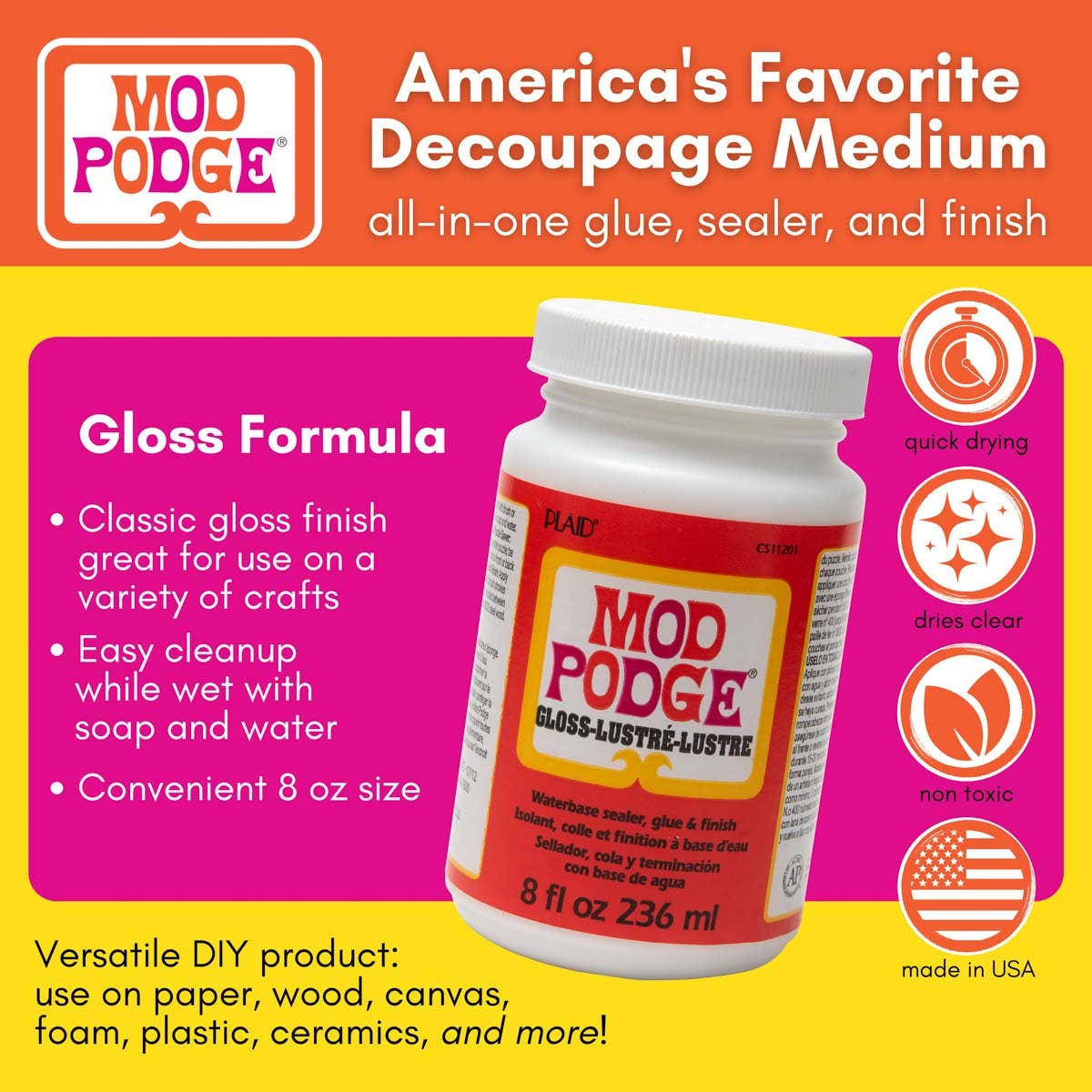 Mod Podge Gloss Formula