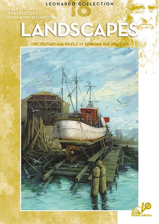 Leonardo Collection: 18 Landscapes Book