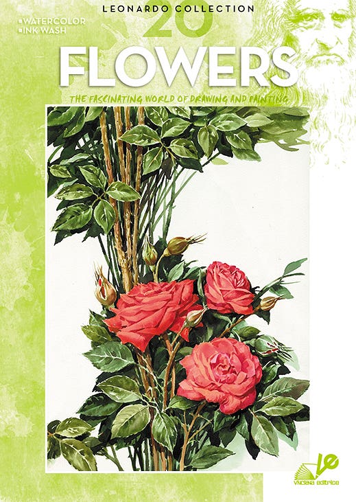 Leonardo Collection: 20 Flowers Books