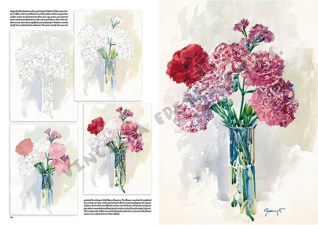 Leonardo Collection: 20 Flowers Books