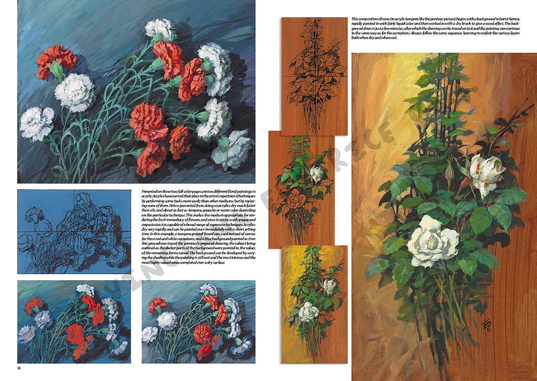 Leonardo Collection: 21 Flowers Books