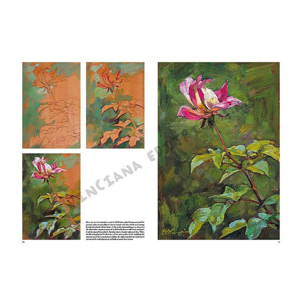 Leonardo Collection: 22 Flowers Book