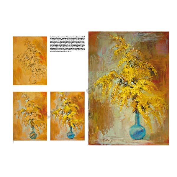 Leonardo Collection: 22 Flowers Book