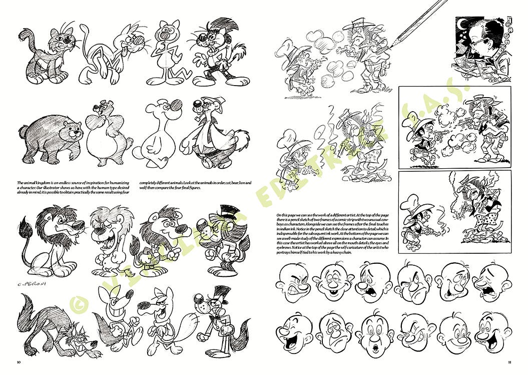 Leonardo Collection: 38 Cartoons and Humorous Drawing