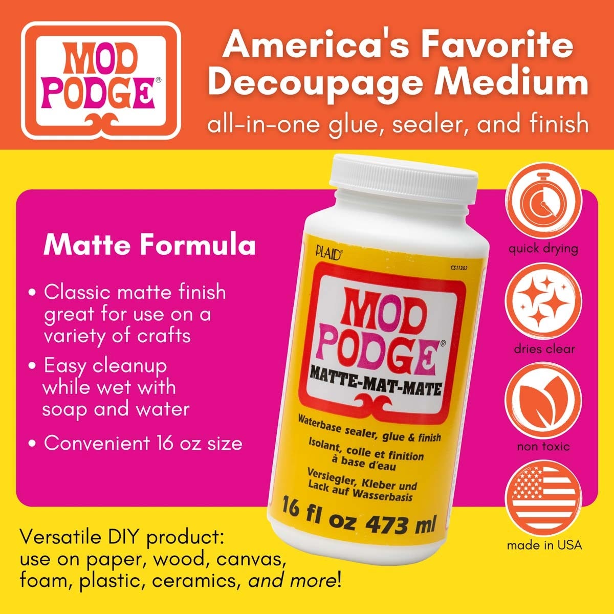 Mod Podge Matte Formula