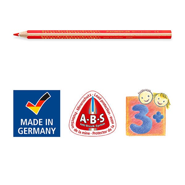 STAEDTLER Noris Jumbo Triangular Coloured Pencil Set
