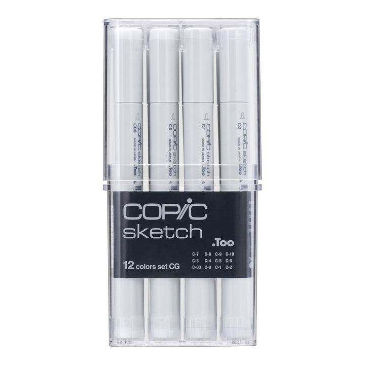 Copic Sketch Marker Assorted Grey Sets
