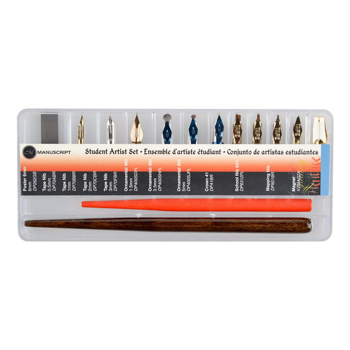 Manuscript Leonardt Dip Nib Student Artist Set